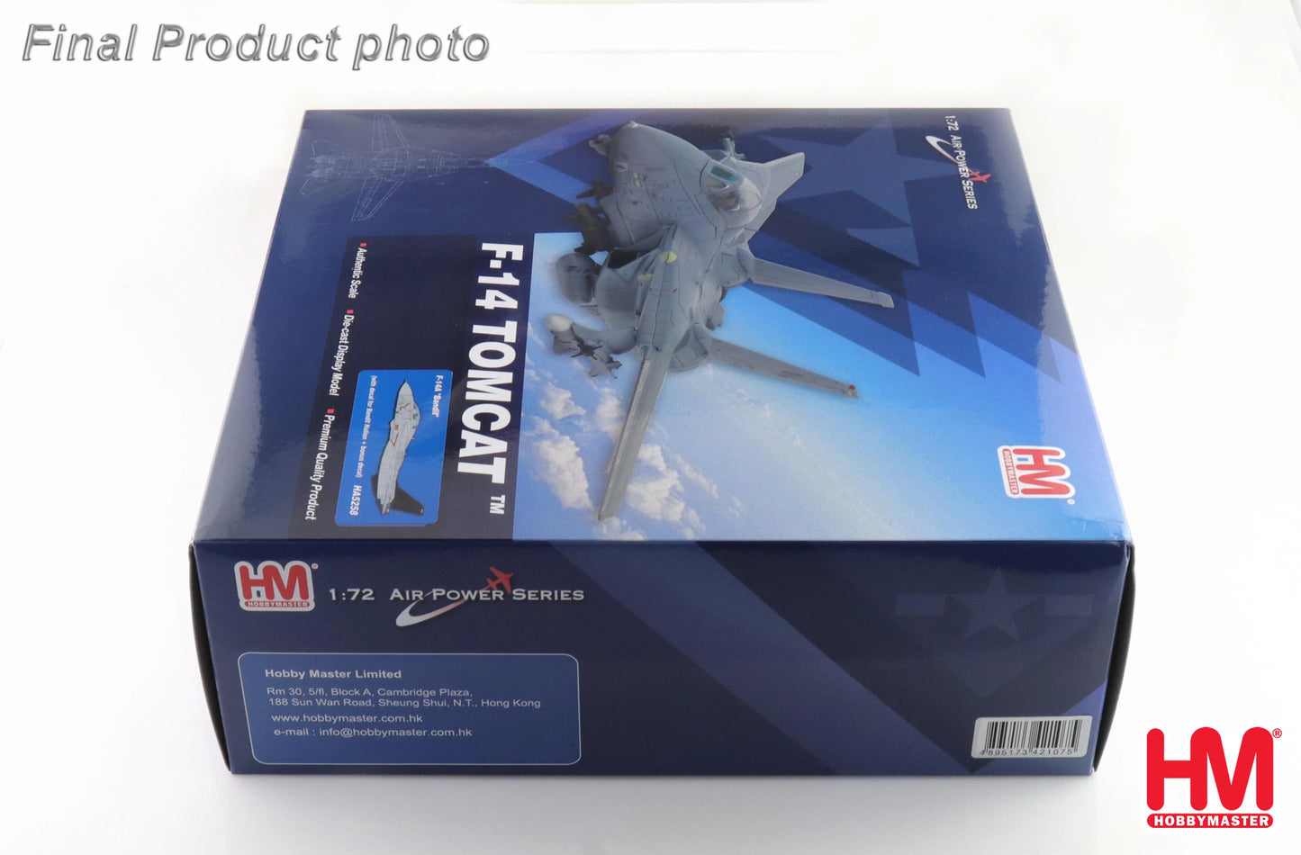 HOBBY MASTER F-14A "BANDIT" (WITH DECAL FOR "BANDIT" NATION + BONUS DECAL)