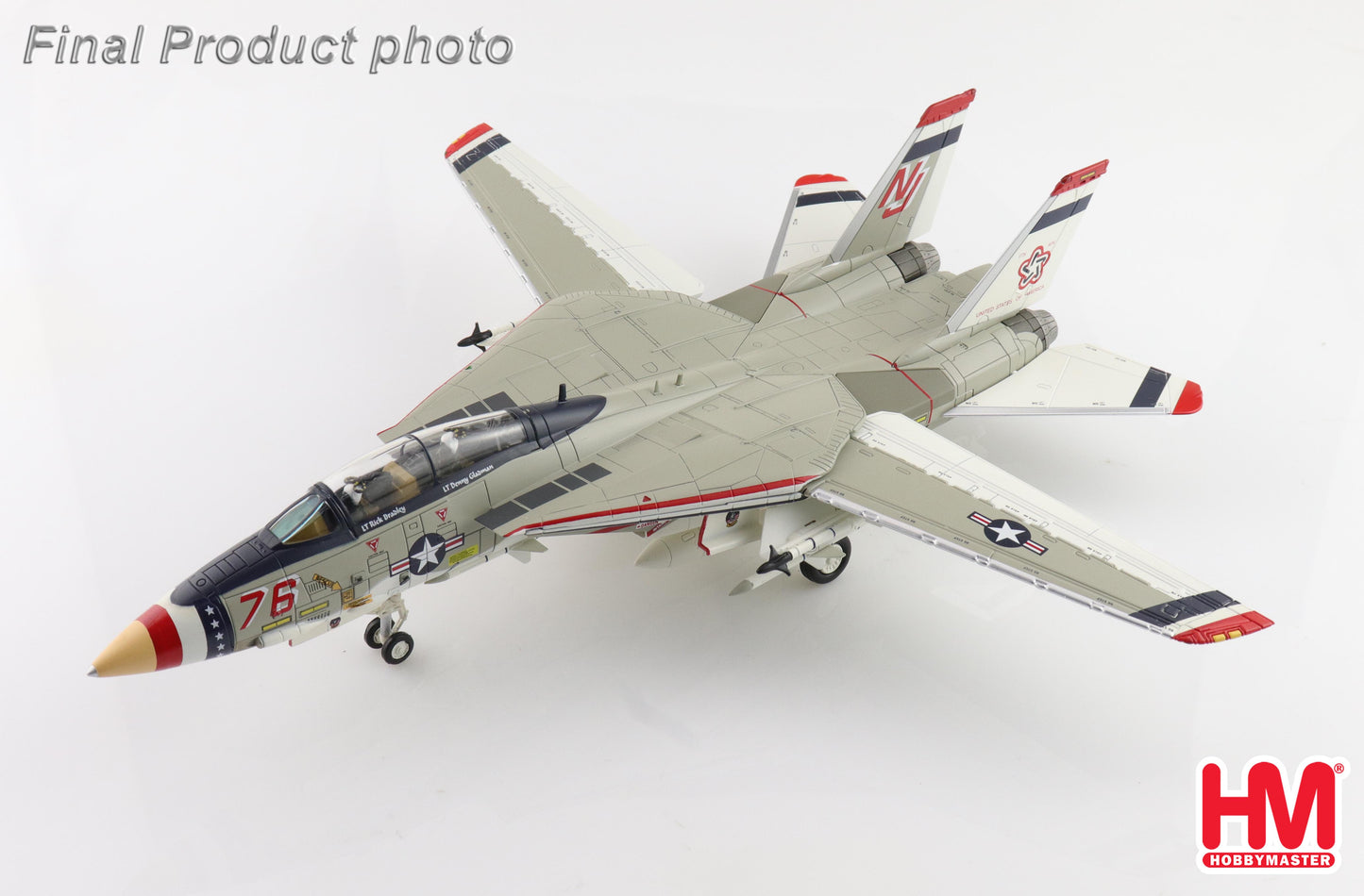 HOBBY MASTER F-14A US NAVY BICENTENNIAL SCHEME 159616 VF-124 1976
