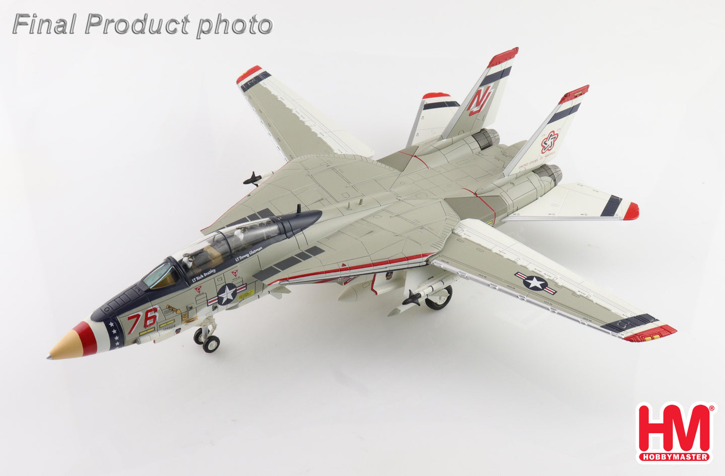 HOBBY MASTER F-14A US NAVY BICENTENNIAL SCHEME 159616 VF-124 1976