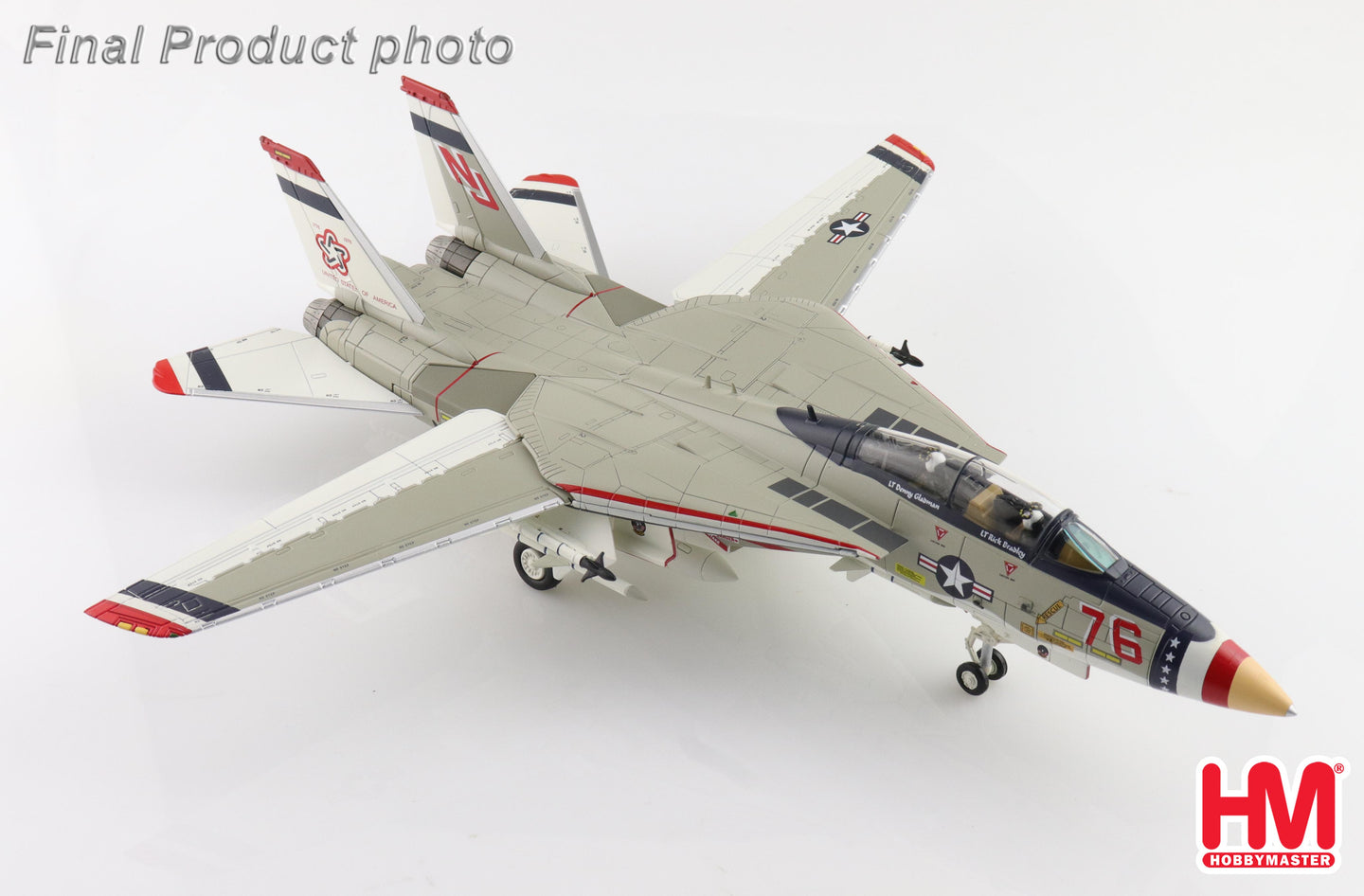 HOBBY MASTER F-14A US NAVY BICENTENNIAL SCHEME 159616 VF-124 1976