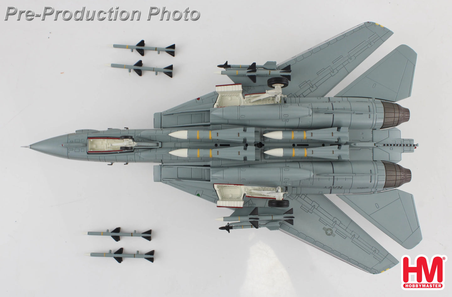 HOBBY MASTERS F-14A TOMCAT 160665 VF-1 US NAVY WITH OPTIONAL DECAL