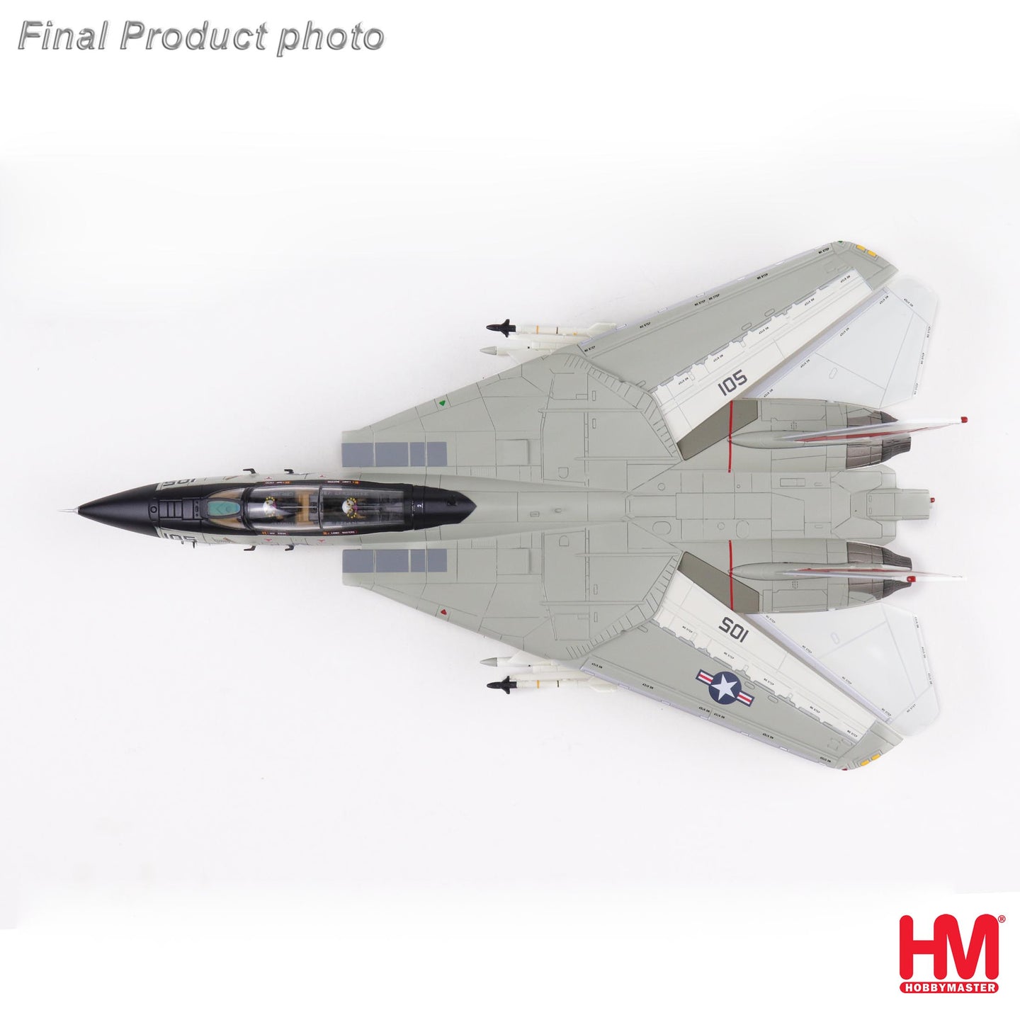 HOBBY MASTER F-14A TOMCAT US NAVY "BLACK ACES" 160388 VF-41 USS NIMITZ 1978