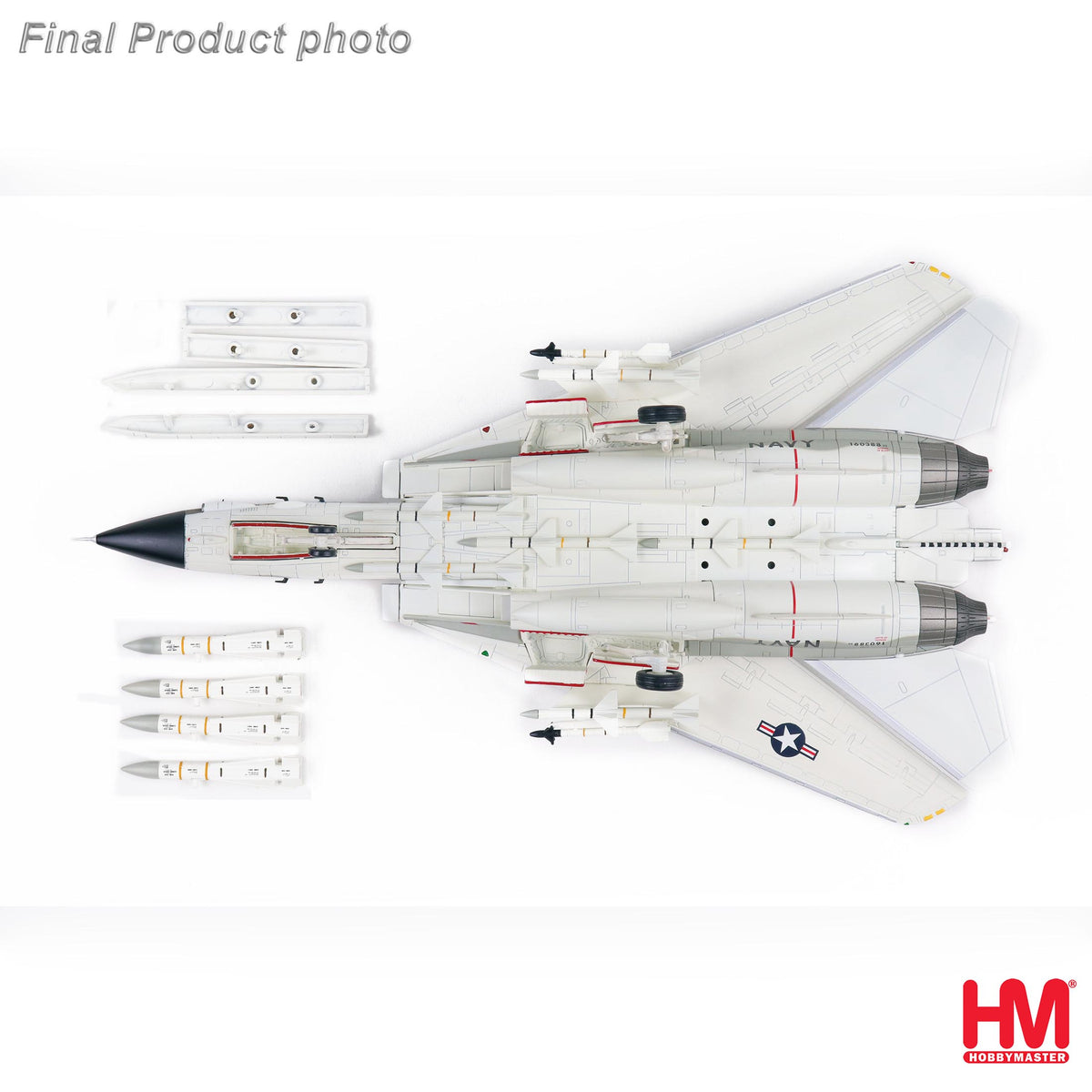 HOBBY MASTER F-14A TOMCAT US NAVY "BLACK ACES" 160388 VF-41 USS NIMITZ 1978