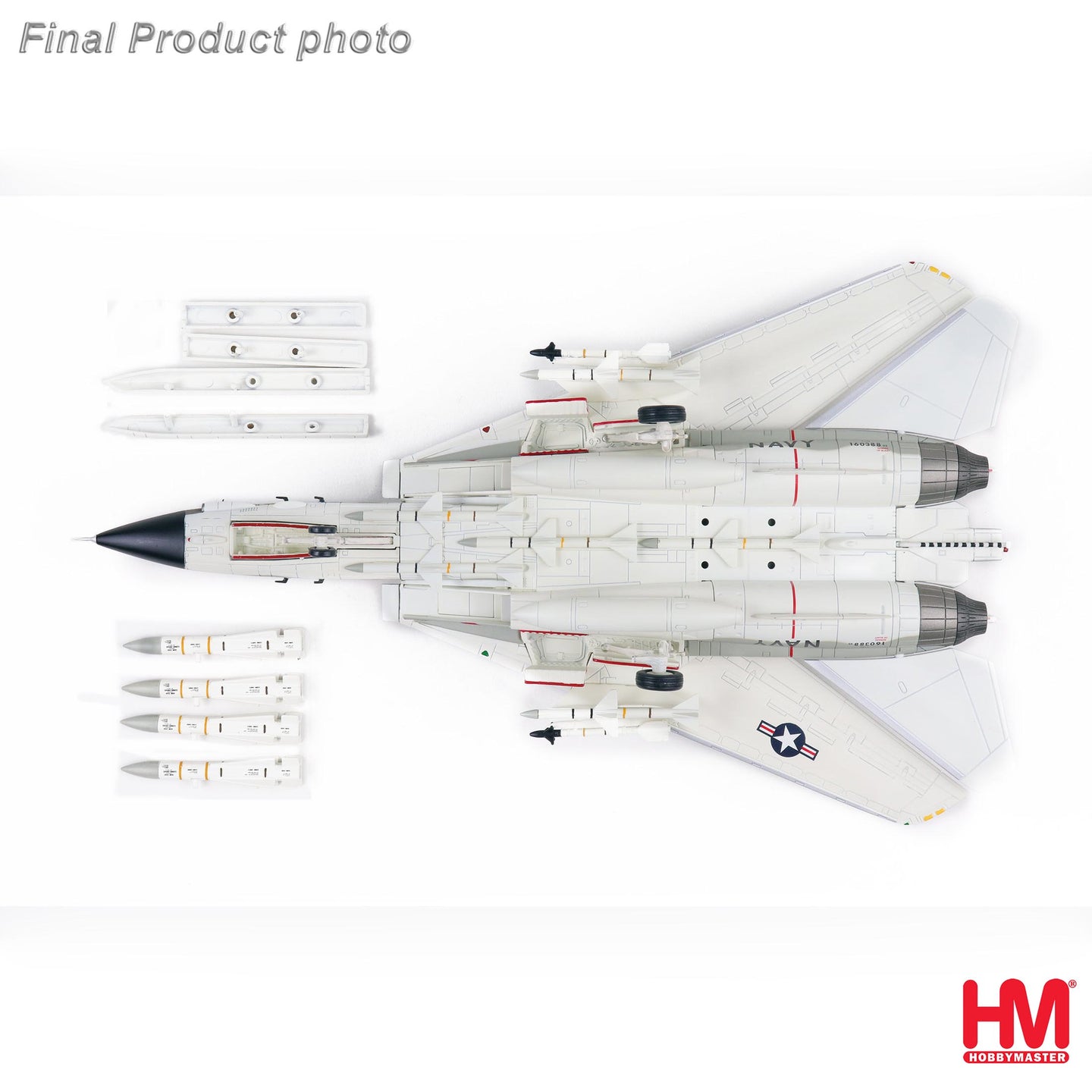 HOBBY MASTER F-14A TOMCAT US NAVY "BLACK ACES" 160388 VF-41 USS NIMITZ 1978