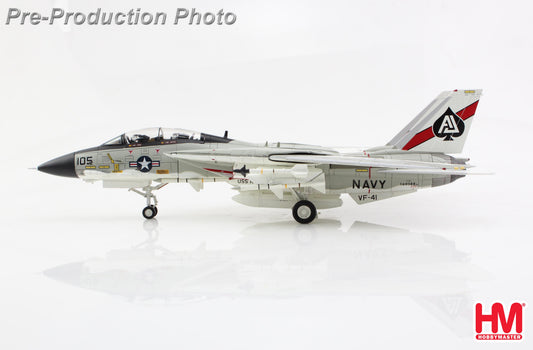 HOBBY MASTER F-14A TOMCAT US NAVY "BLACK ACES" 160388 VF-41 USS NIMITZ 1978