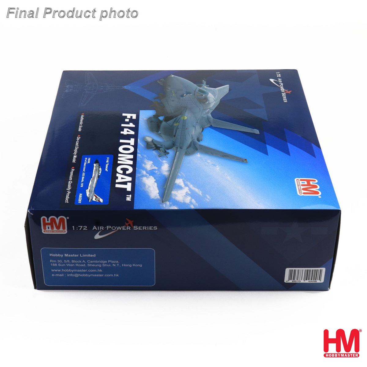 HOBBY MASTER F-14A TOMCAT US NAVY "BLACK ACES" 160388 VF-41 USS NIMITZ 1978