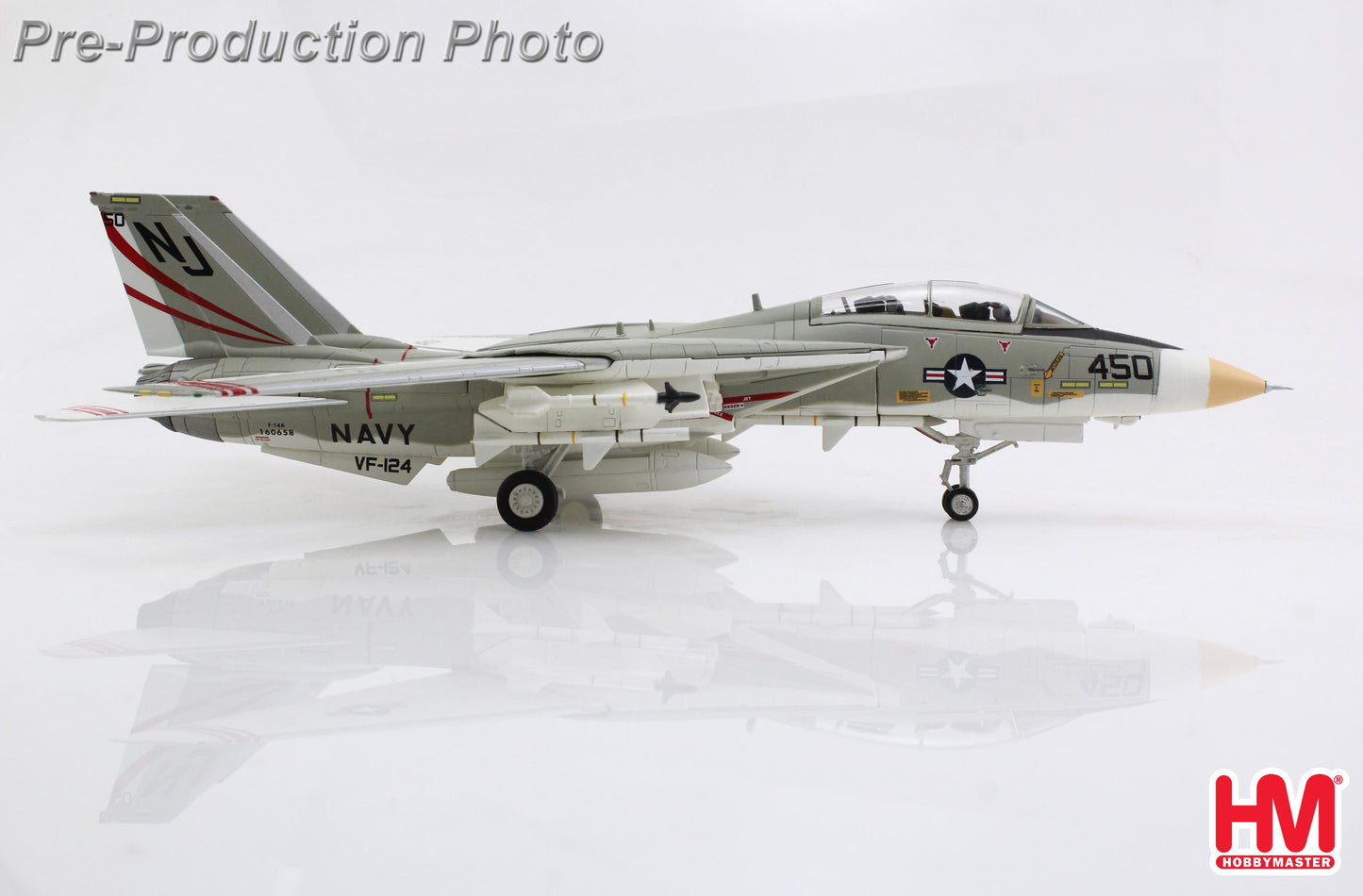 HOBBY MASTER F-14A TOMCAT 160658 VFA-124 "GUNFIGHTERS" OCT 1978