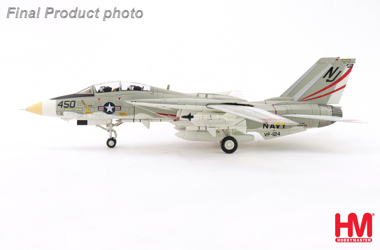 HOBBY MASTER F-14A TOMCAT 160658 VFA-124 "GUNFIGHTERS" OCT 1978