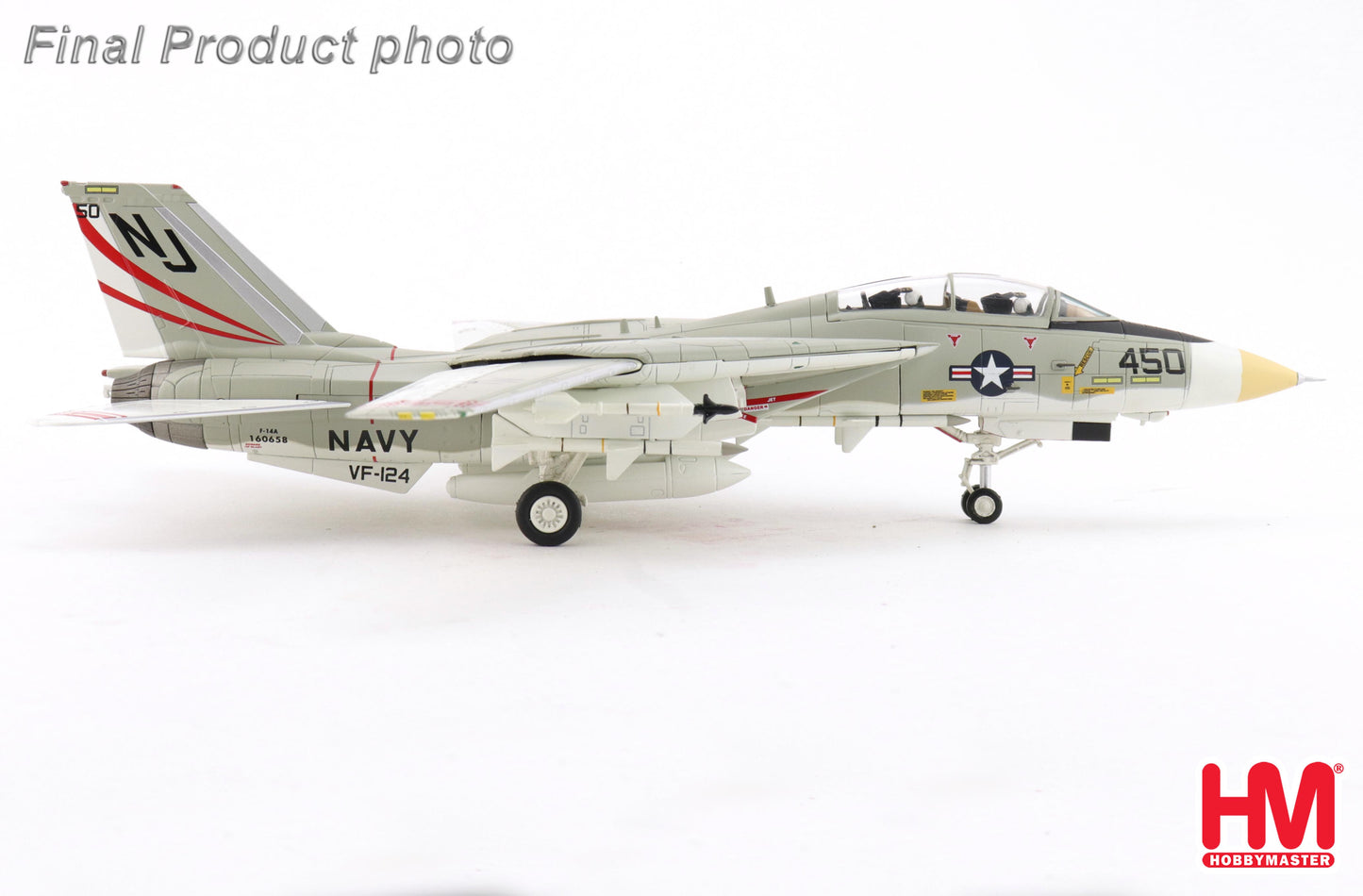 HOBBY MASTER F-14A TOMCAT 160658 VFA-124 "GUNFIGHTERS" OCT 1978