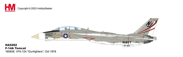 HOBBY MASTER F-14A TOMCAT 160658 VFA-124 "GUNFIGHTERS" OCT 1978