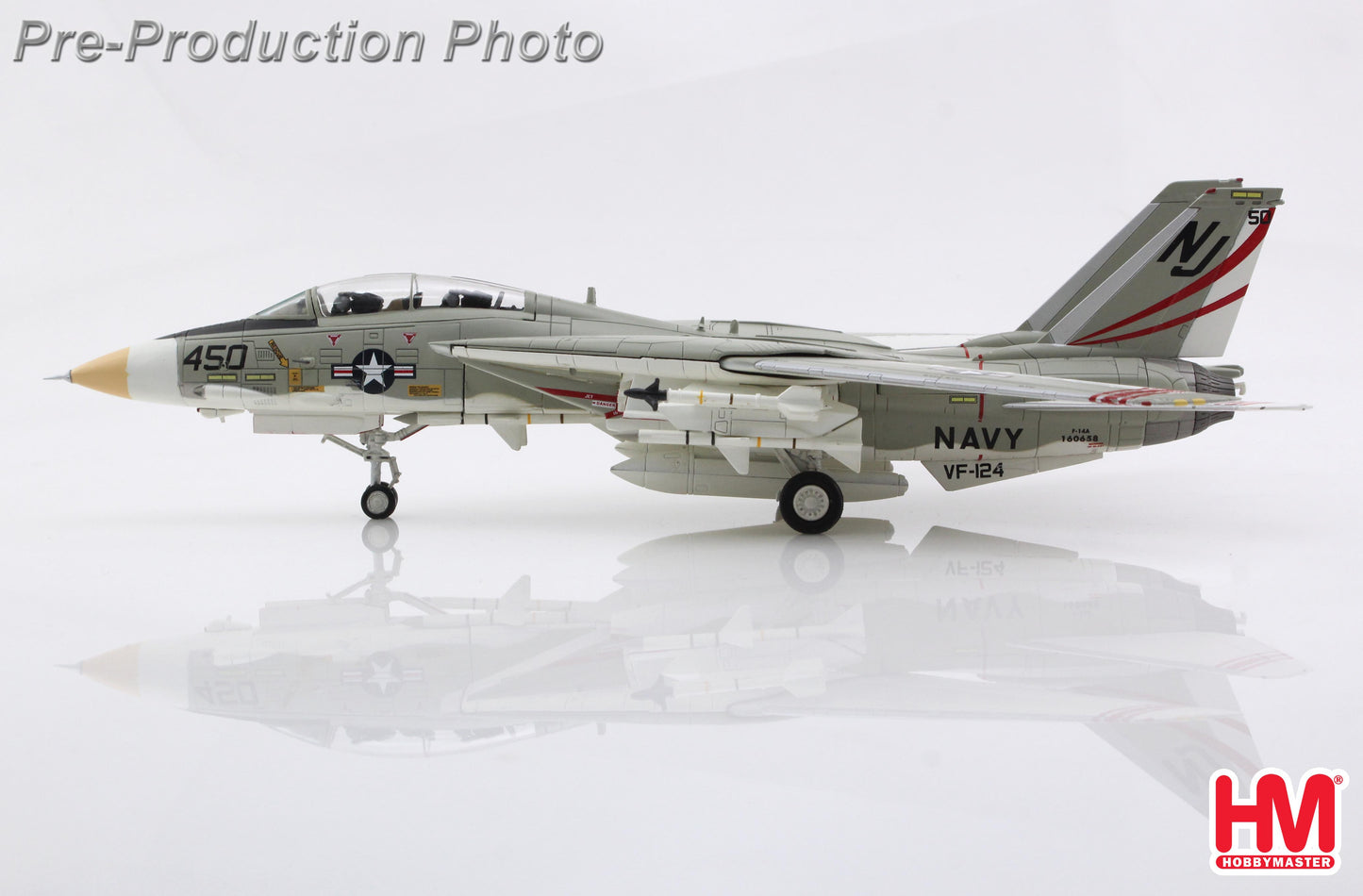 HOBBY MASTER F-14A TOMCAT 160658 VFA-124 "GUNFIGHTERS" OCT 1978