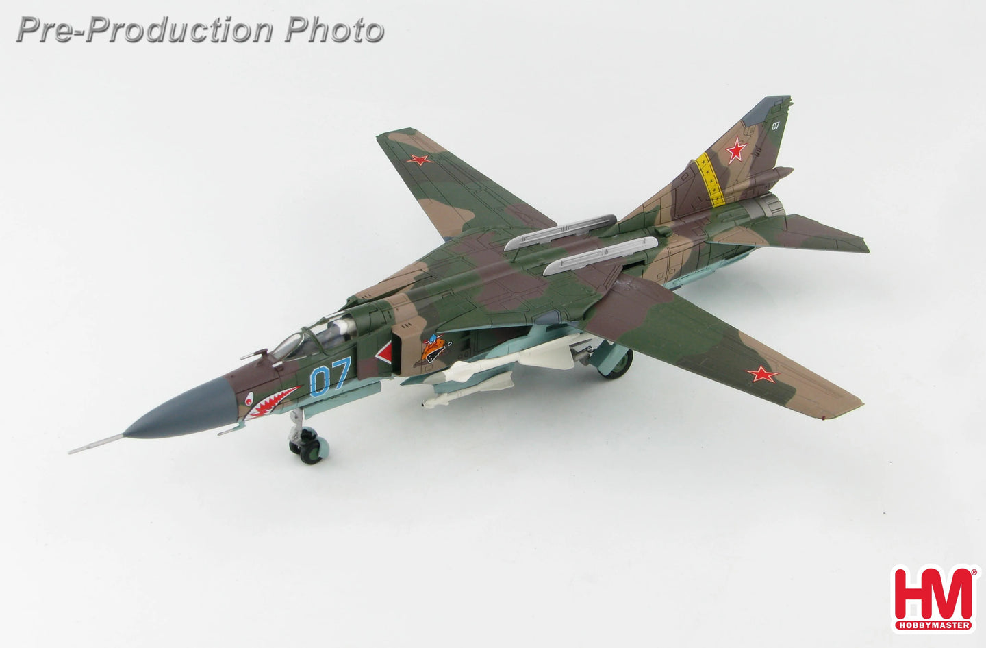 HOBBY MASTER MIG-23 SOVIET AIR FORCE BLUE 07 USSR 1990