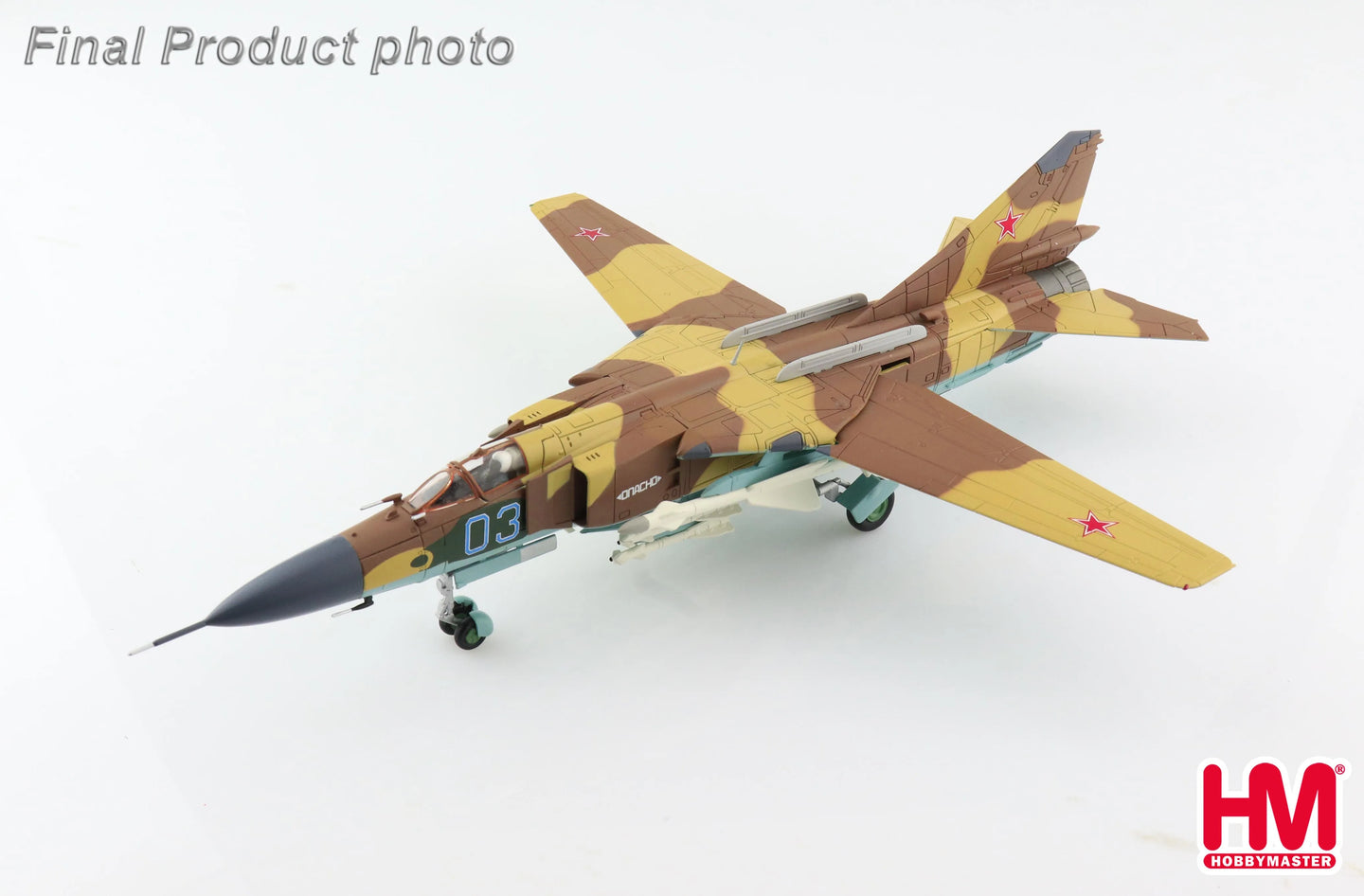 HOBBY MASTER MIG-23MLD BLUE 03 SOVIET AIR FORCE 1987