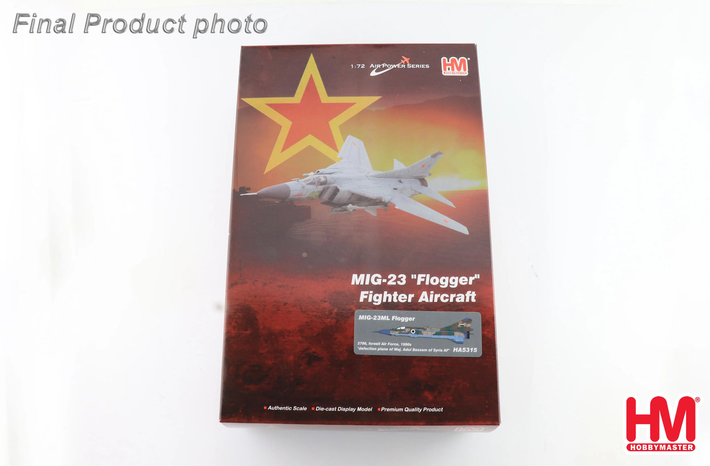 HOBBY MASTER MIG-23ML FLOGGER 2786 ISRAELI AIR FORCE 1990S