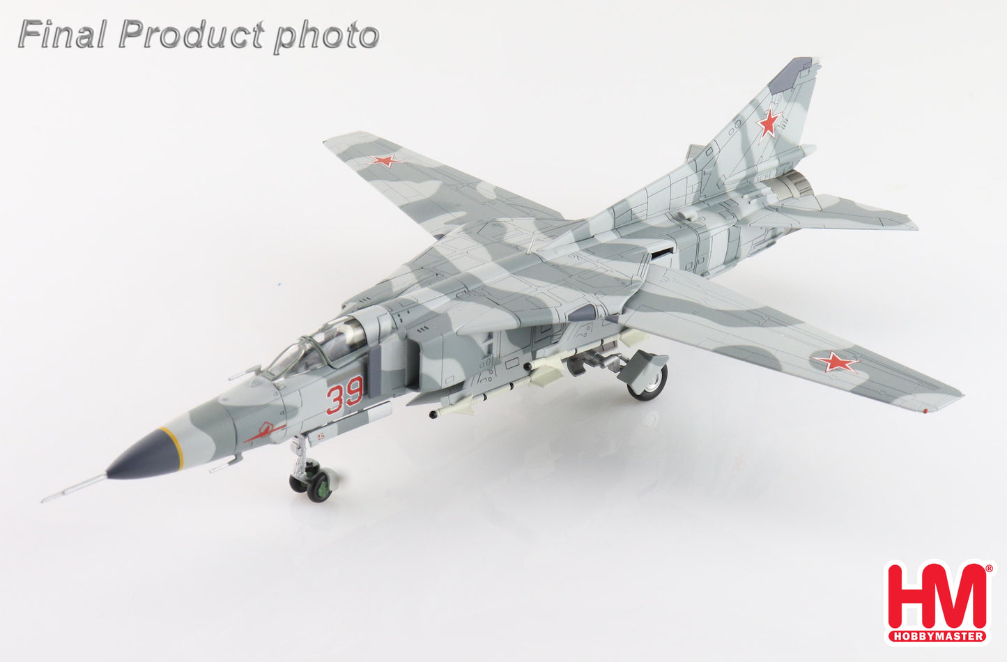 HOBBY MASTER MIG-23MS "FLOGGER E" RED 39 4477TH TEST AND EVALUATION SQN.