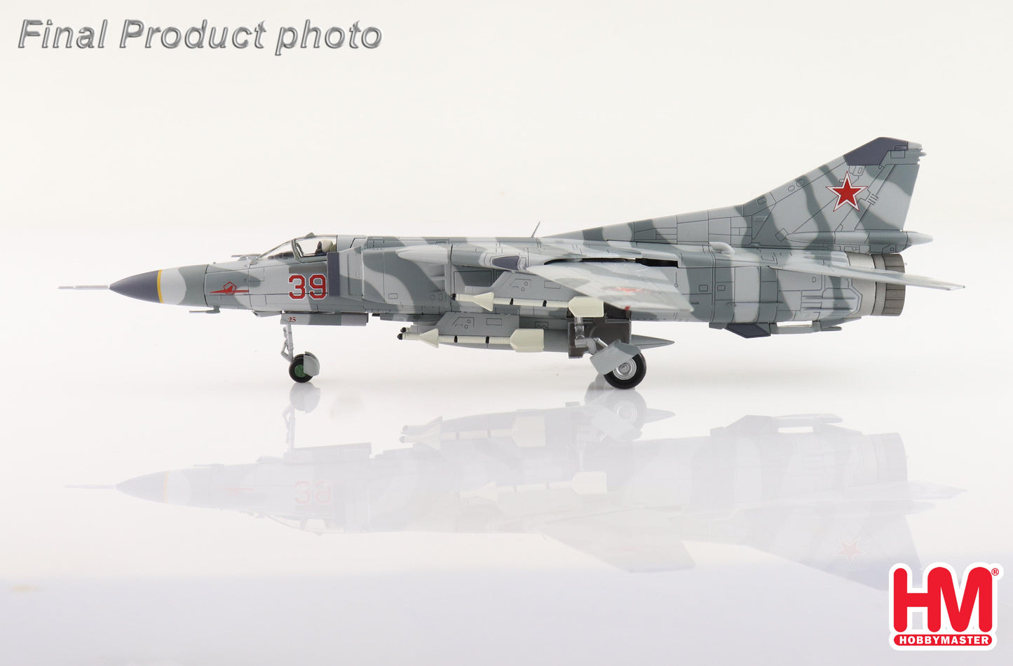 HOBBY MASTER MIG-23MS "FLOGGER E" RED 39 4477TH TEST AND EVALUATION SQN.