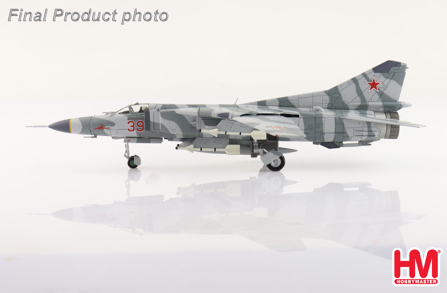 HOBBY MASTER MIG-23MS "FLOGGER E" RED 39 4477TH TEST AND EVALUATION SQN.