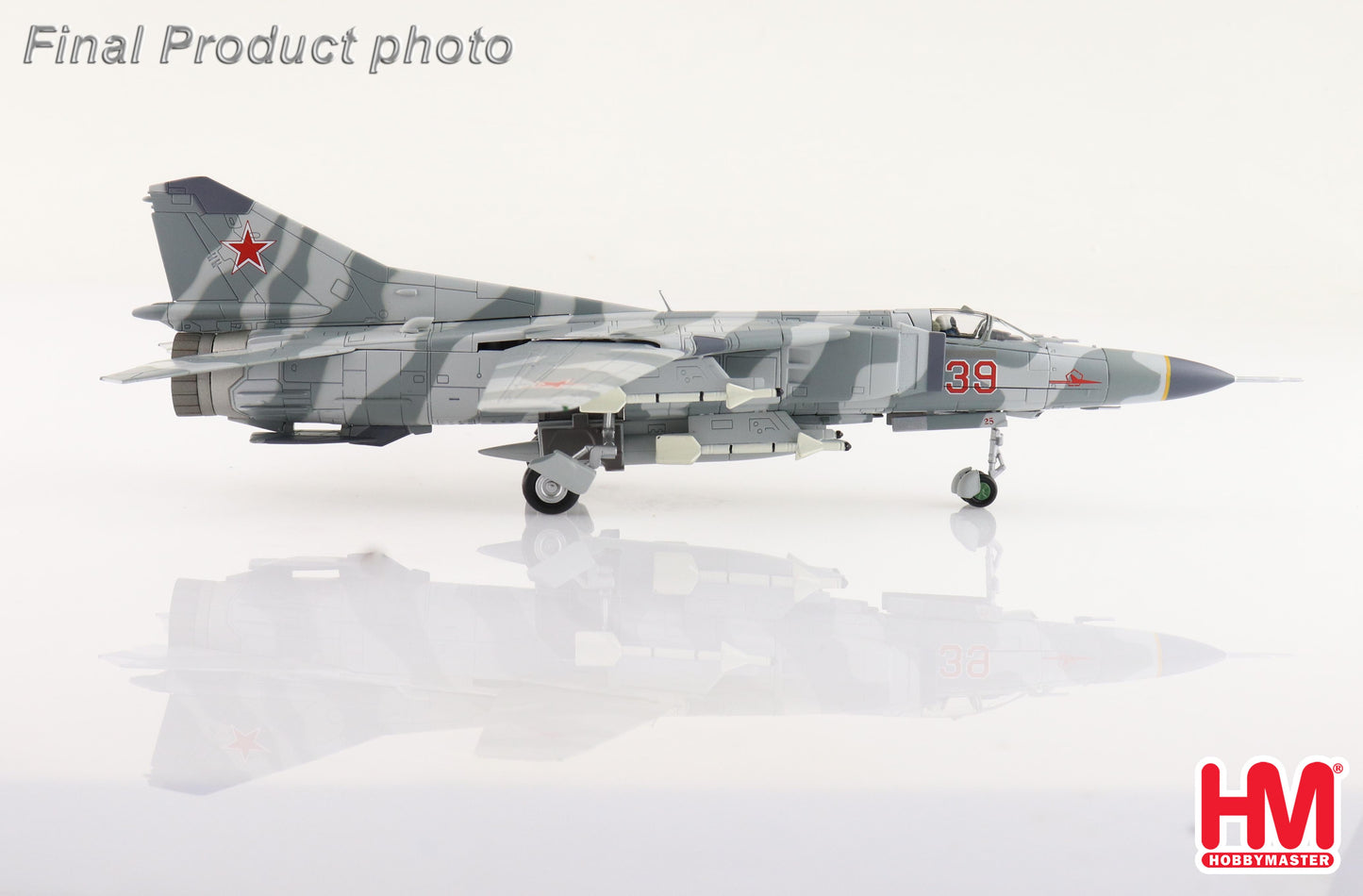 HOBBY MASTER MIG-23MS "FLOGGER E" RED 39 4477TH TEST AND EVALUATION SQN.