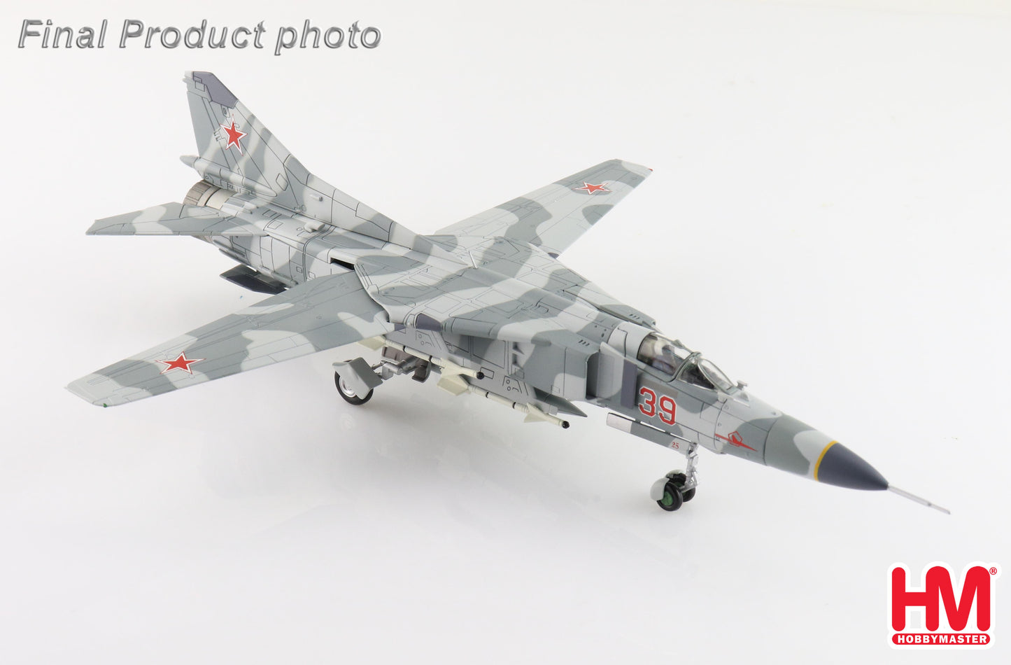 HOBBY MASTER MIG-23MS "FLOGGER E" RED 39 4477TH TEST AND EVALUATION SQN.