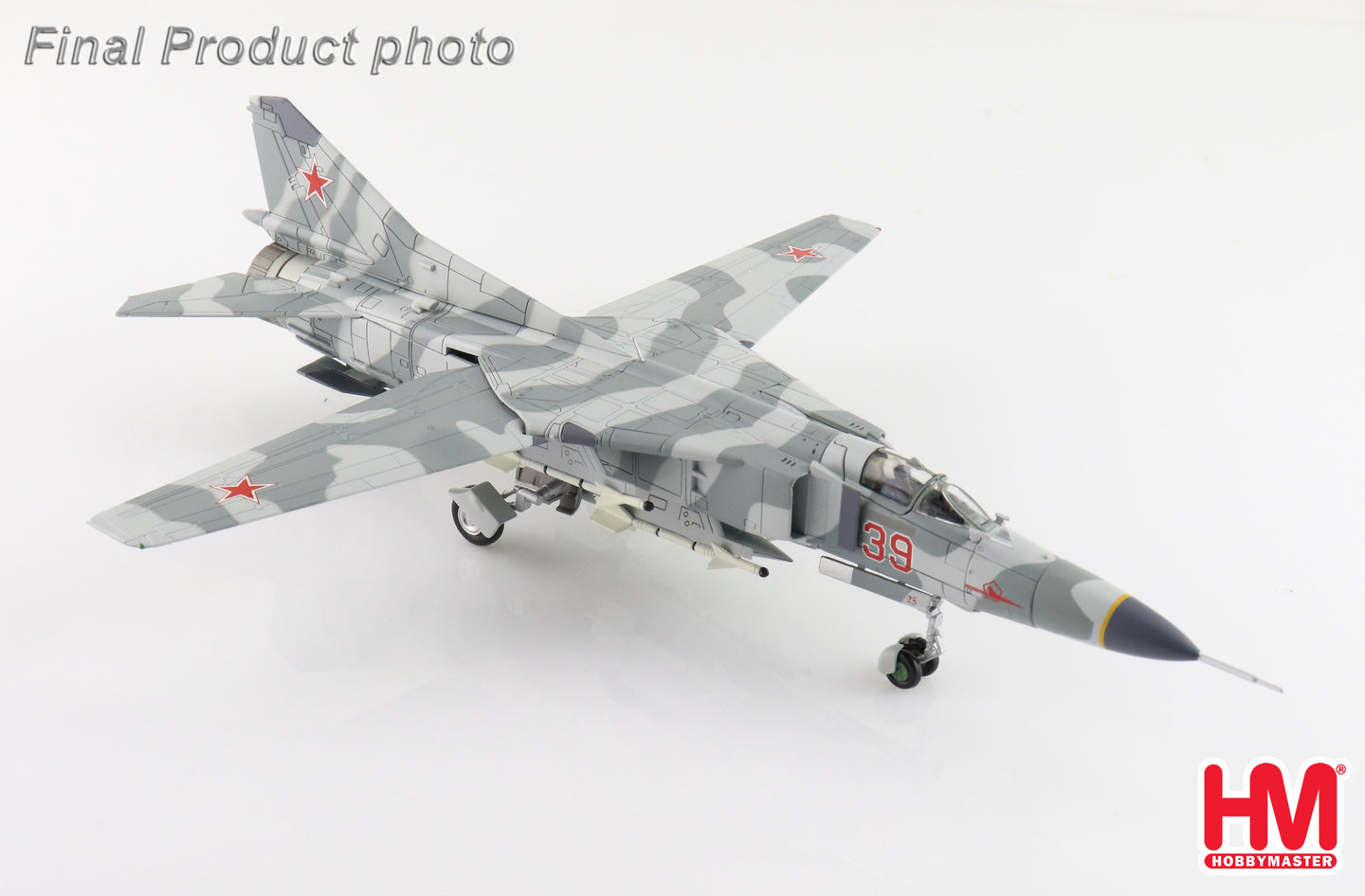 HOBBY MASTER MIG-23MS "FLOGGER E" RED 39 4477TH TEST AND EVALUATION SQN.