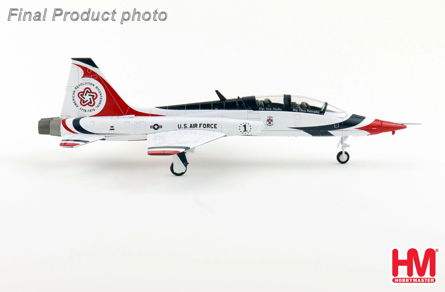 HOBBY MASTER T-38 "THUNDERBIRDS BICENTENNIAL SCHEME" NO.1 PLANE USAF 1976