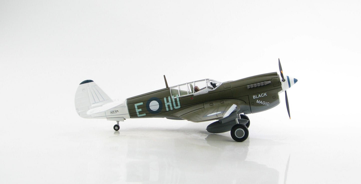 HOBBY MASTER P-40N KITTYHAWK BLACK MAGIC HU-E 78 SQN RAAF MOROTAI, EARLY 1945