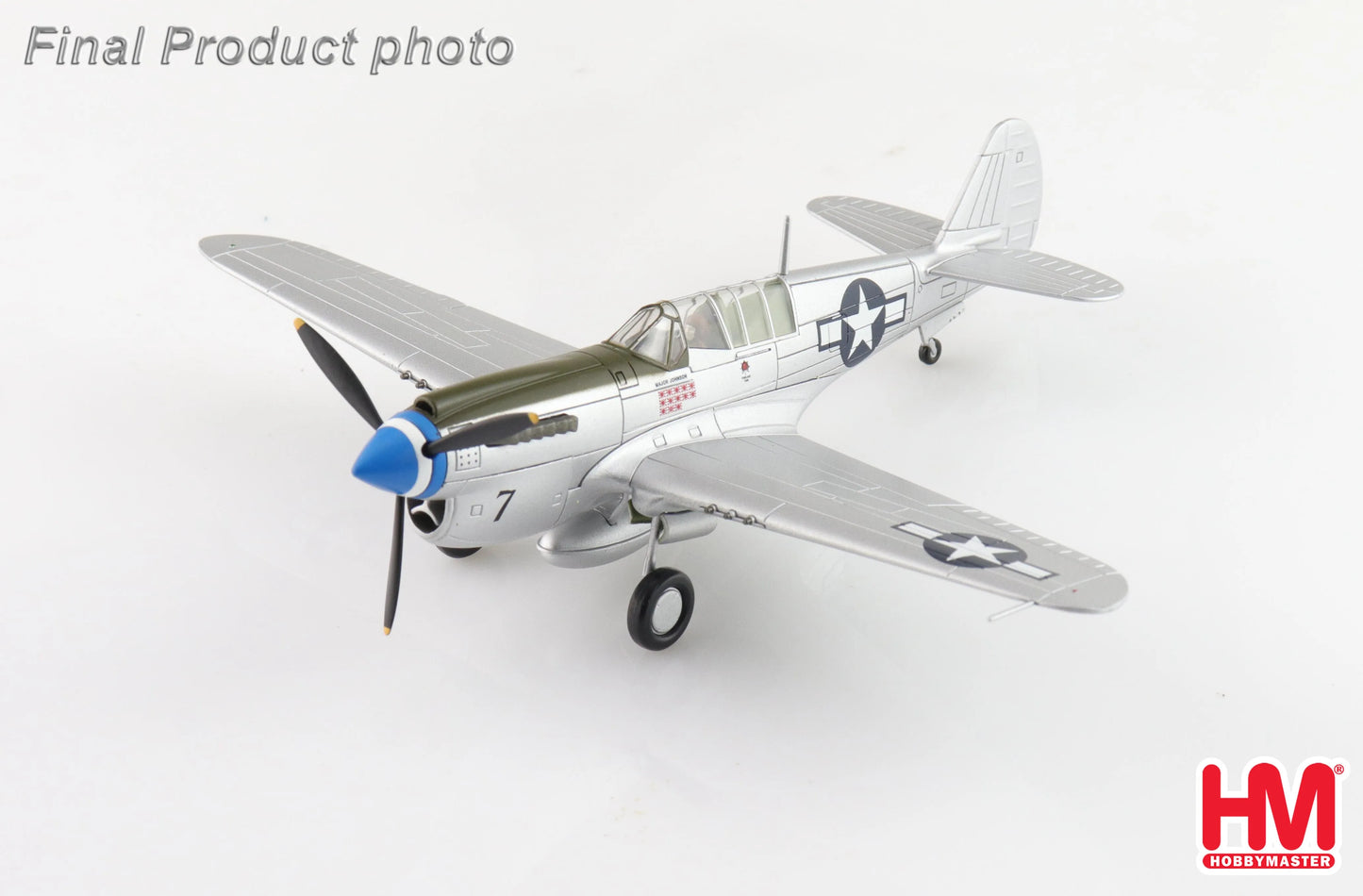 HOBBY MASTER P-40N WARHAWK MAJOR GERALD JOHNSON 49TH FIGHTER GROUP PHILIPPINES OCT 1944
