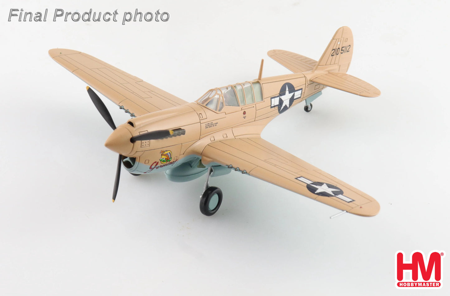 HOBBY MASTER P-40N WARHAWK "GERONIMO" LT. BRUCE CAMPBEL 45TH FS DEC 1943
