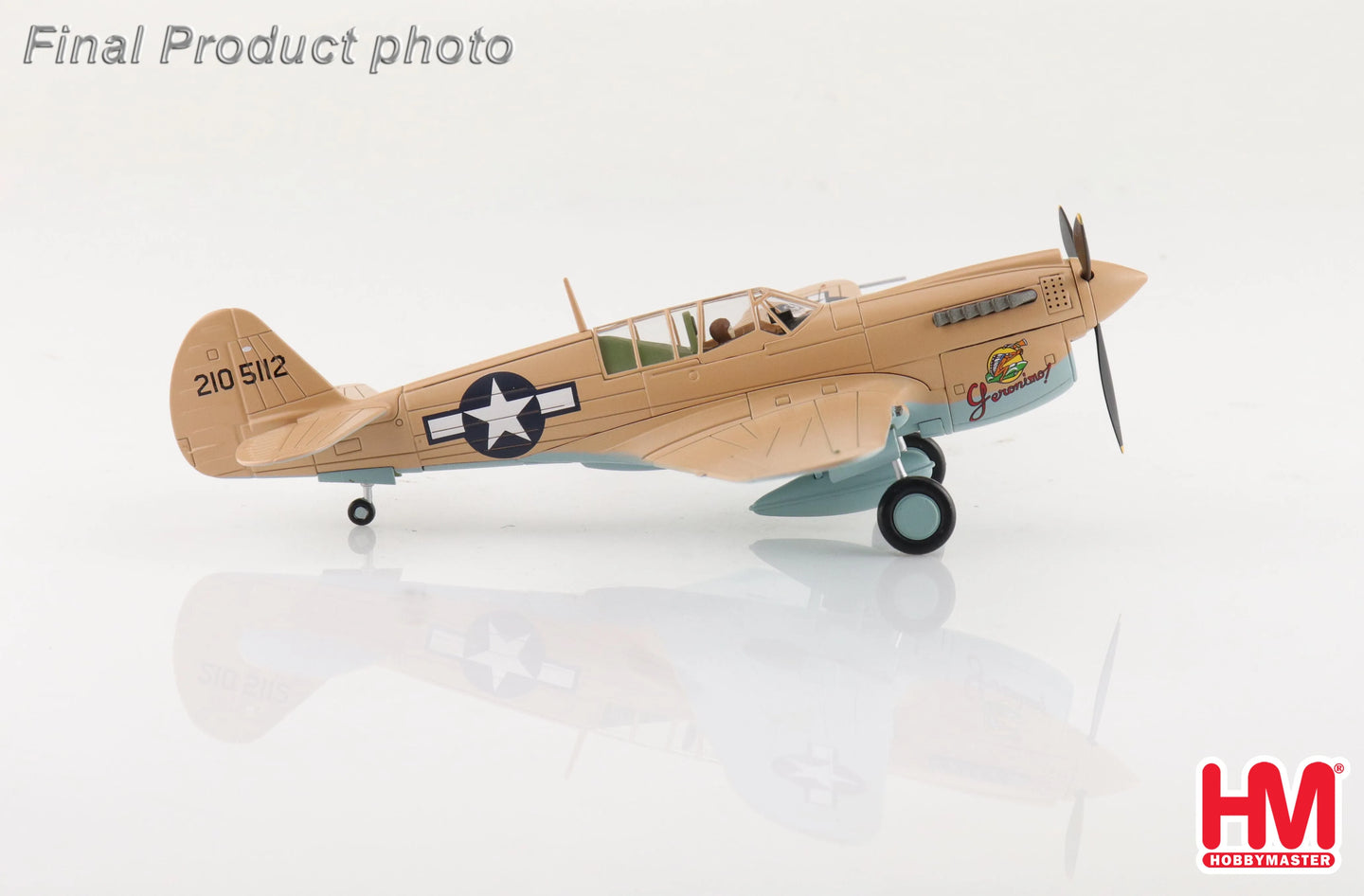 HOBBY MASTER P-40N WARHAWK "GERONIMO" LT. BRUCE CAMPBEL 45TH FS DEC 1943