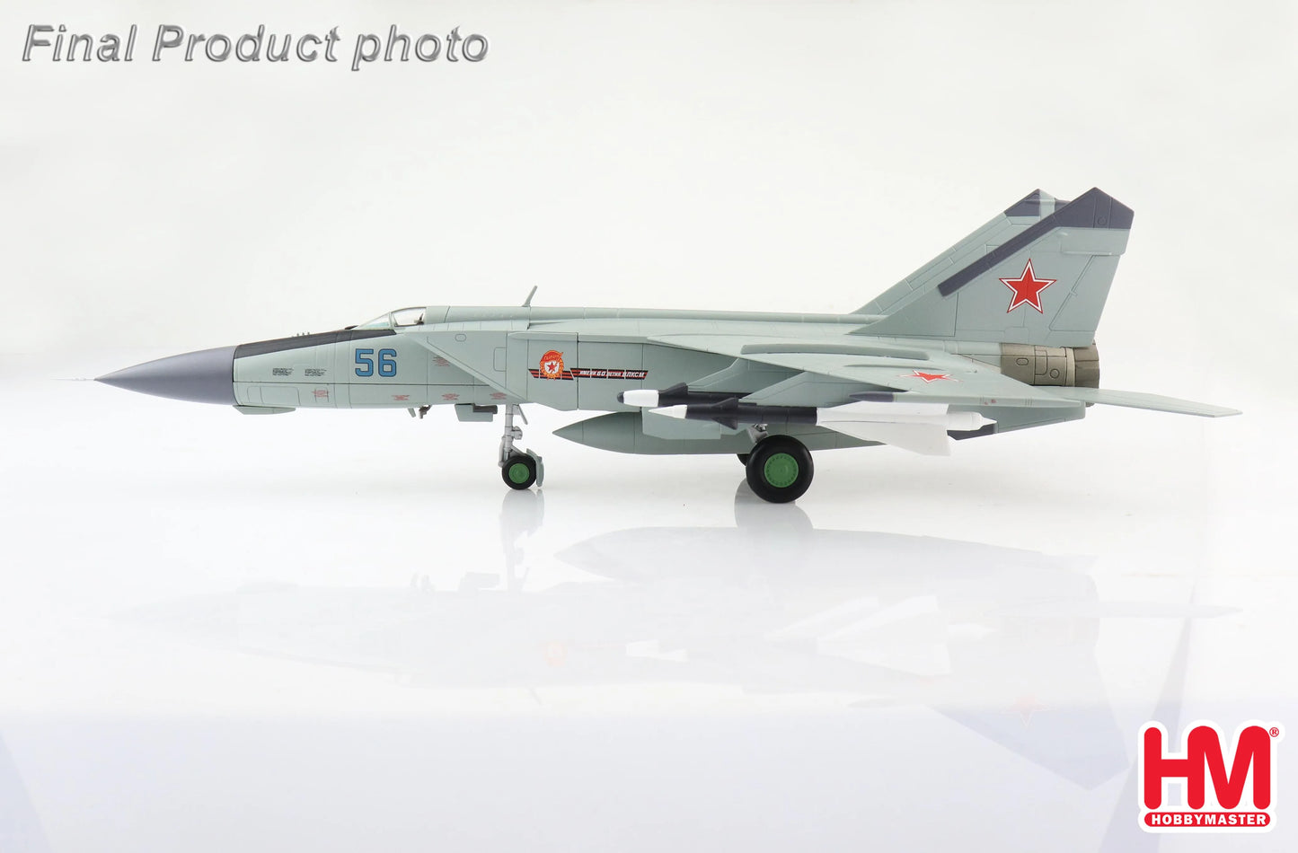 HOBBY MASTER MIG-25PD FOXBAT BLUE 56 USSR AIR DEFENCE ARMY 1980S