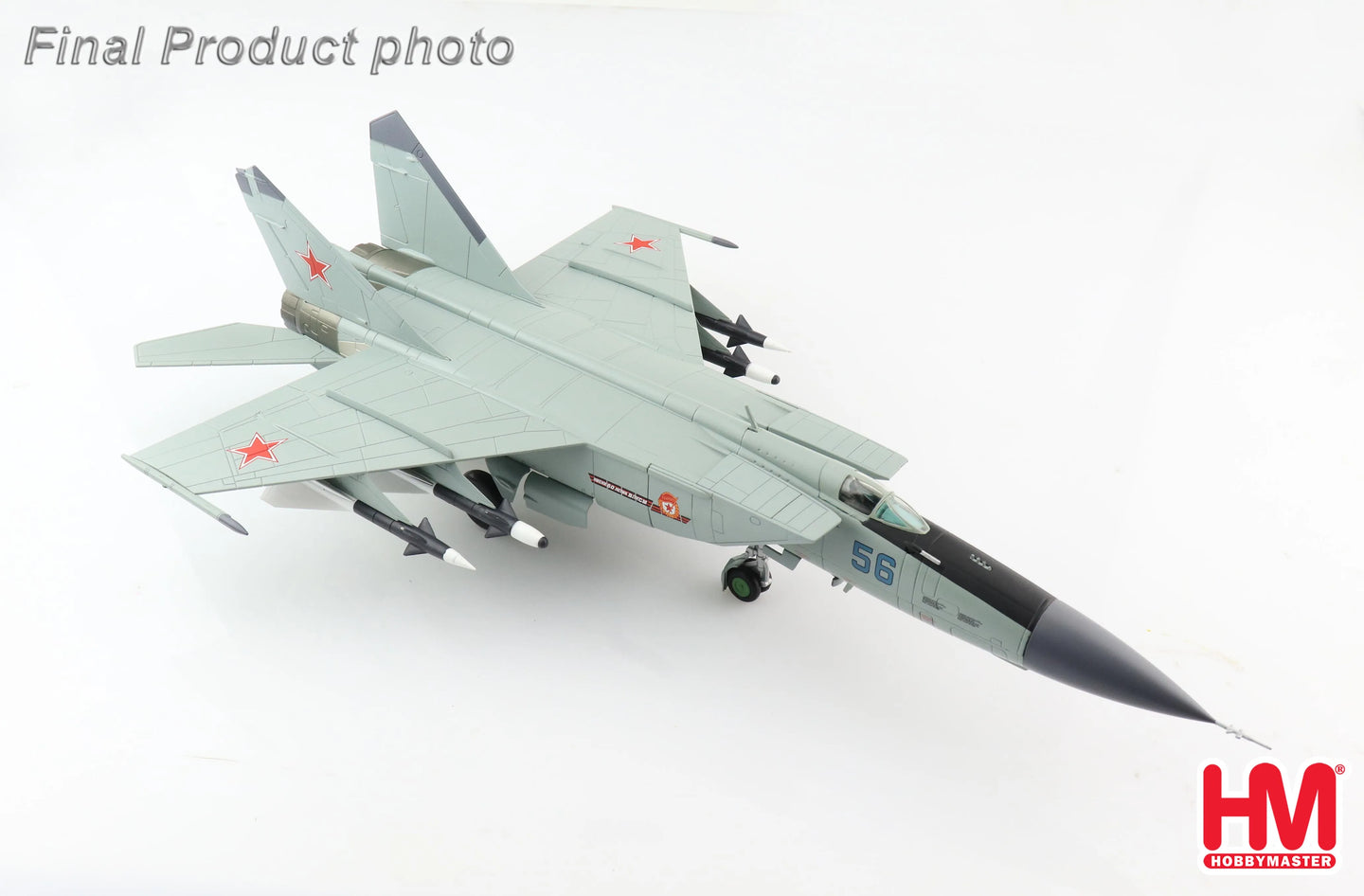 HOBBY MASTER MIG-25PD FOXBAT BLUE 56 USSR AIR DEFENCE ARMY 1980S
