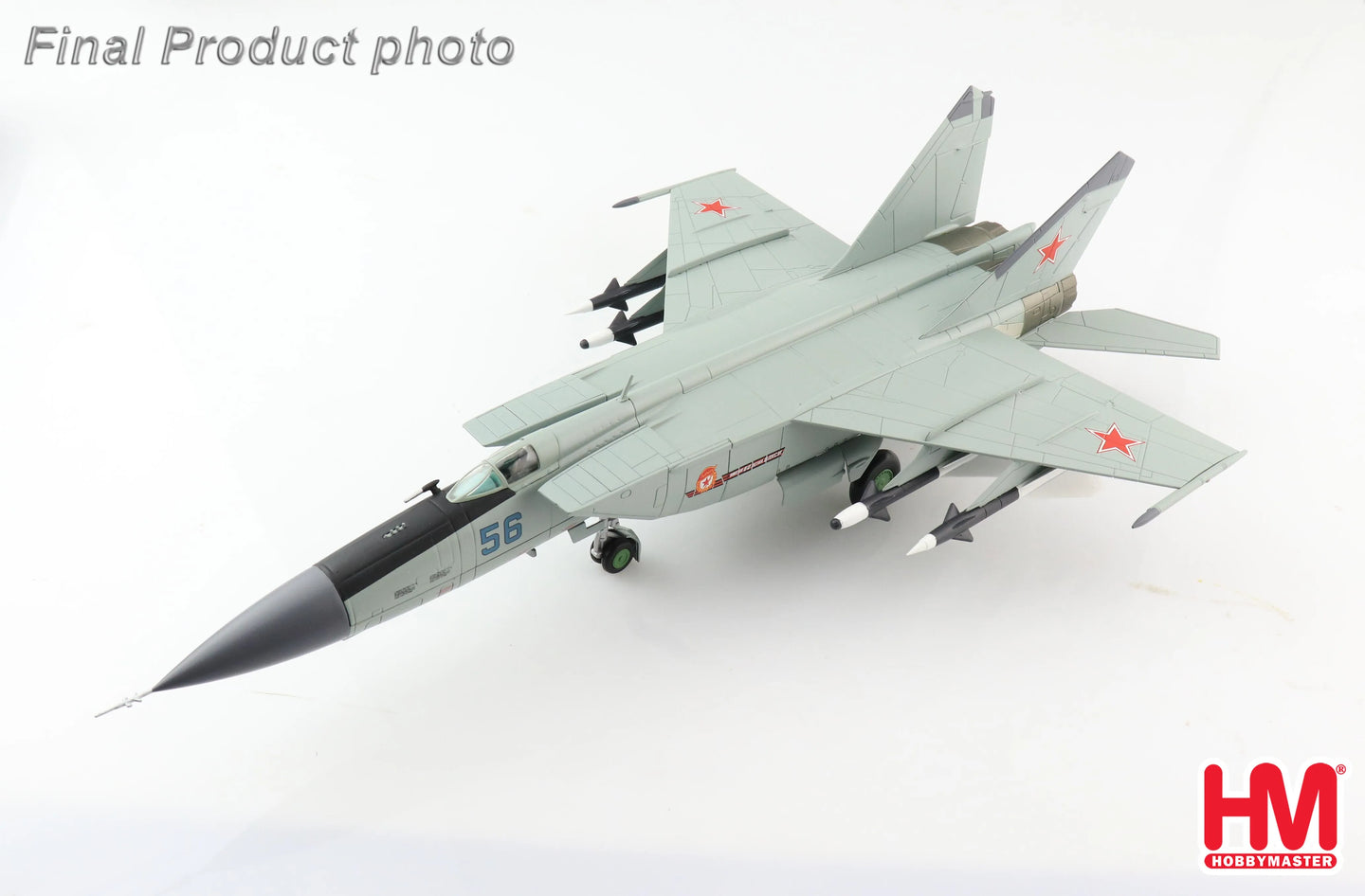 HOBBY MASTER MIG-25PD FOXBAT BLUE 56 USSR AIR DEFENCE ARMY 1980S