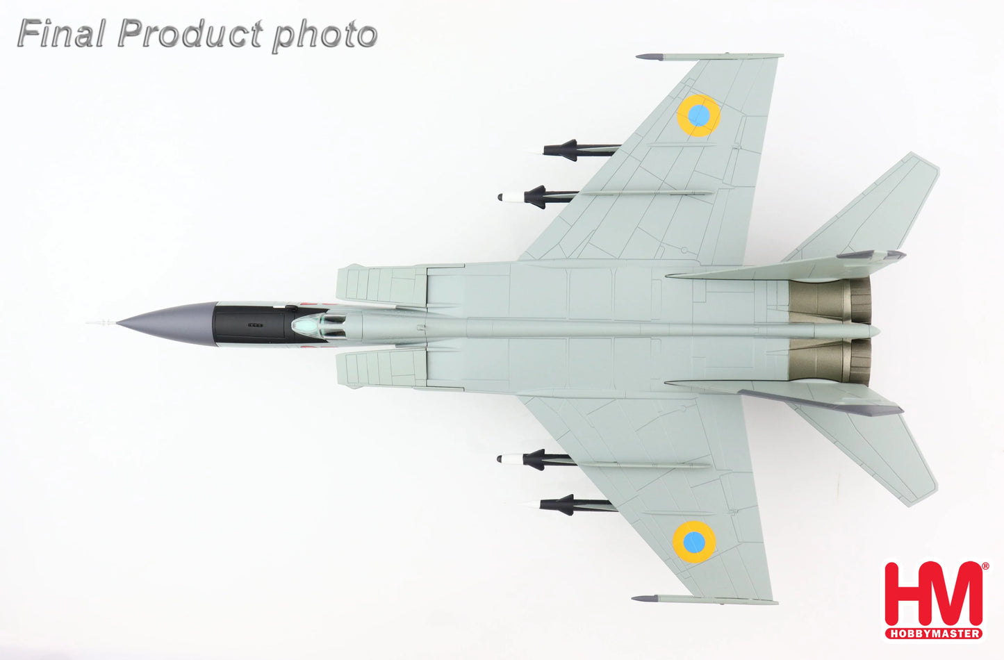 HOBBY MASTER MIG-25PDS FOXBAT RED 87 UKRAINE 1995