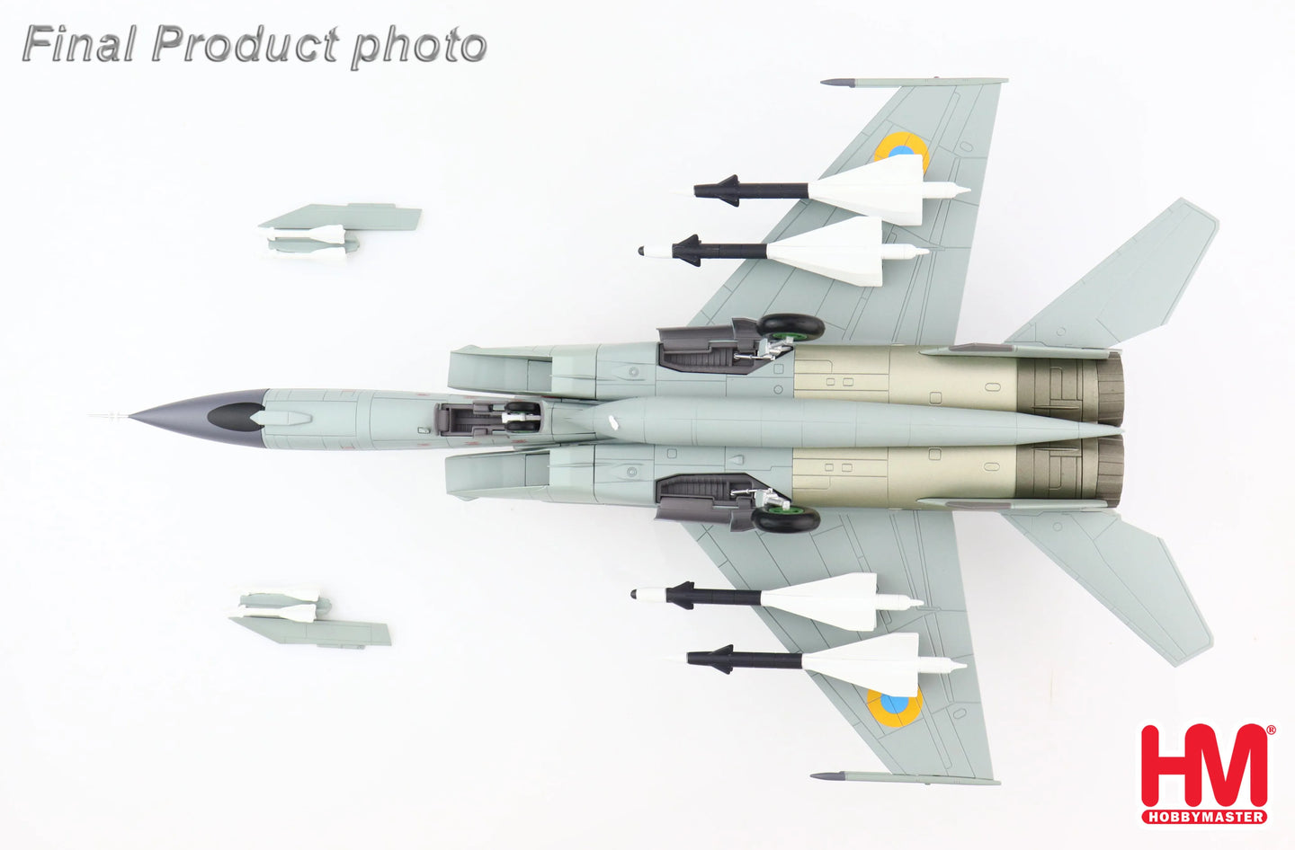 HOBBY MASTER MIG-25PDS FOXBAT RED 87 UKRAINE 1995