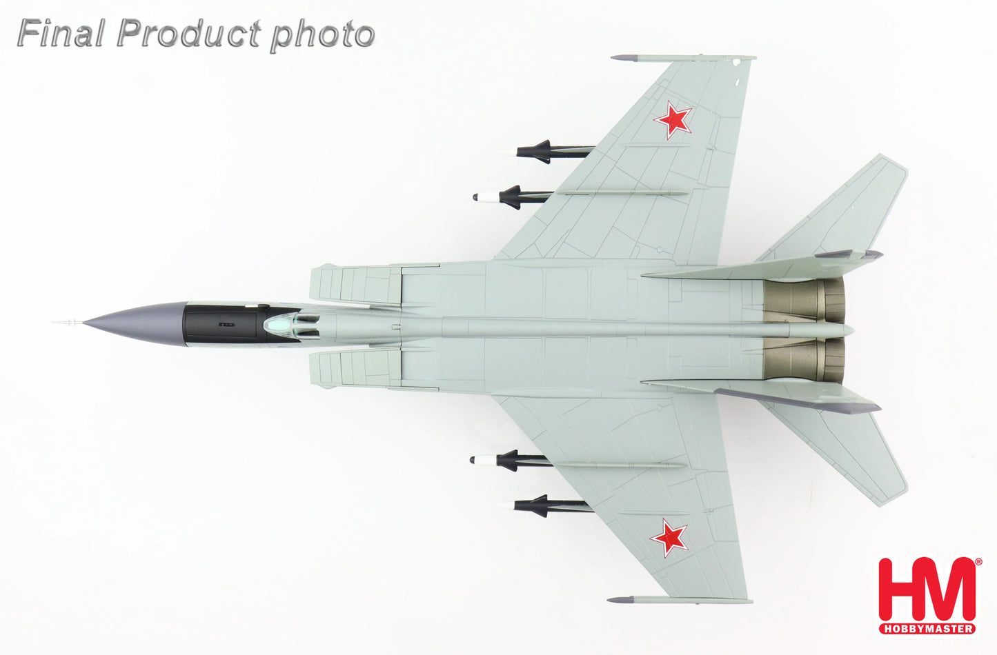 HOBBY MASTER MIG-25PDS "50TH ANNIVERSARY OF OCTOBER" BLUE 20 1990