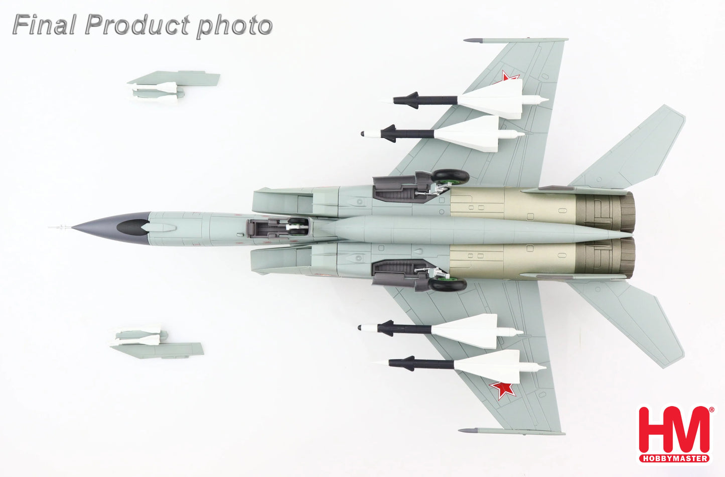 HOBBY MASTER MIG-25PDS "50TH ANNIVERSARY OF OCTOBER" BLUE 20 1990