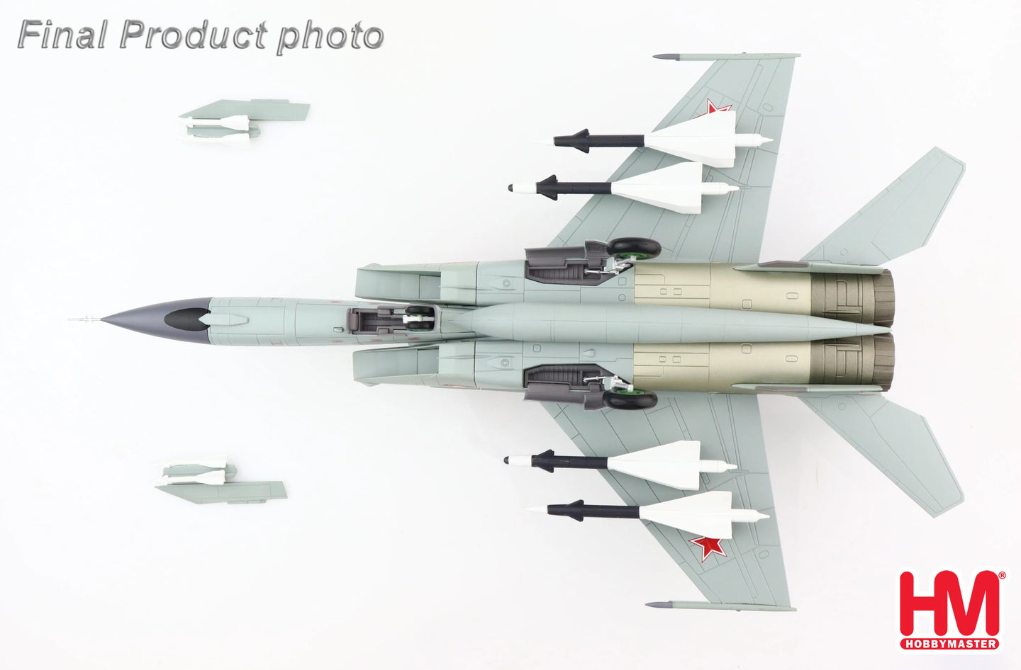 HOBBY MASTER MIG-25PDS "50TH ANNIVERSARY OF OCTOBER" BLUE 20 1990