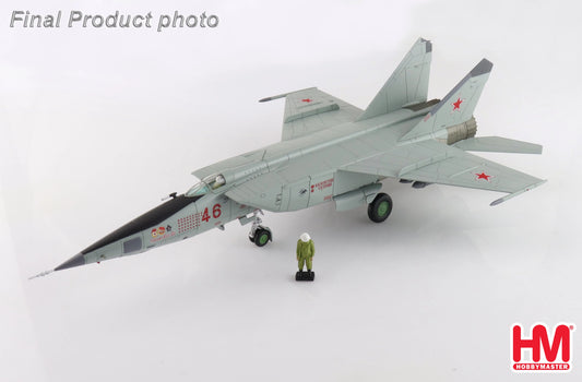 HOBBY MASTER MIG-25RBT RED 46 47TH GRAP 2ND SQN MAY 2001 (WITH 8 X FAB-500 BOMBS)