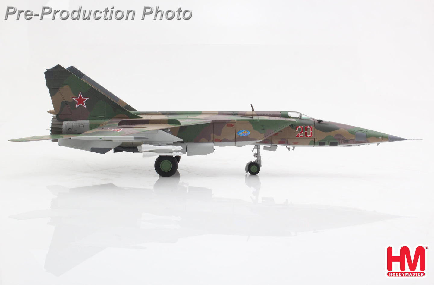 HOBBY MASTER MIG-25RBF RUSSIAN AIR FORCE RED 20 47TH GRAP SHATALOVO AB 2001