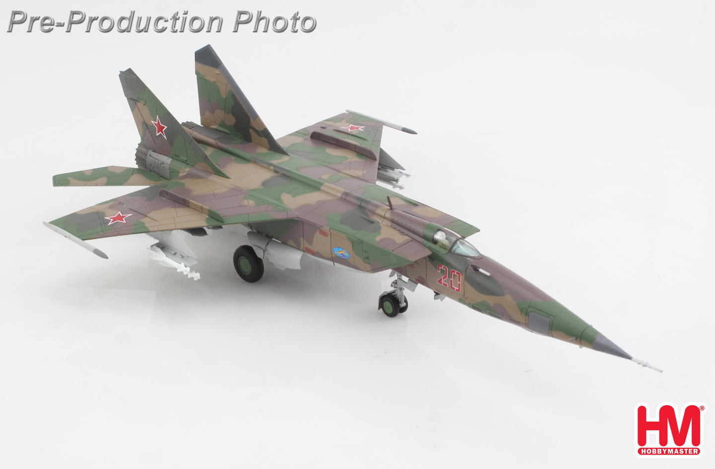 HOBBY MASTER MIG-25RBF RUSSIAN AIR FORCE RED 20 47TH GRAP SHATALOVO AB 2001