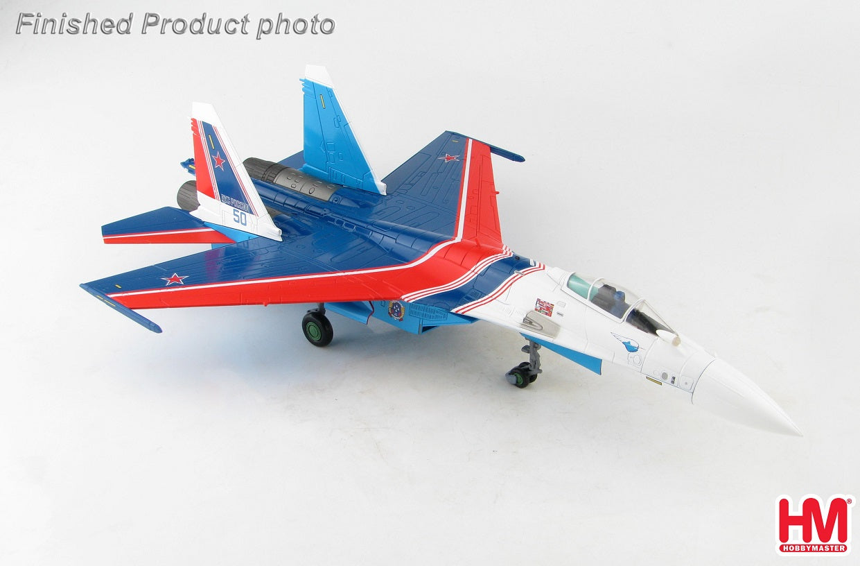 HOBBY MASTER SU-35S FLANKER E RUSSIAN KNIGHTS BLUE 50 RUSSIAN AIR AND SPACE FORCE