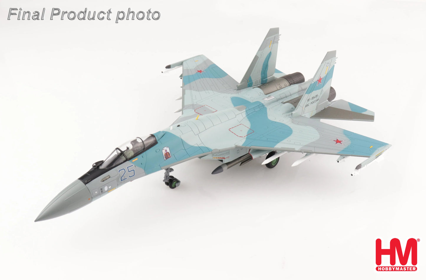 HOBBY MASTER SU-35S FLANKER E BLUE 25 (RUSSIAN AEROSPACE FORCES)