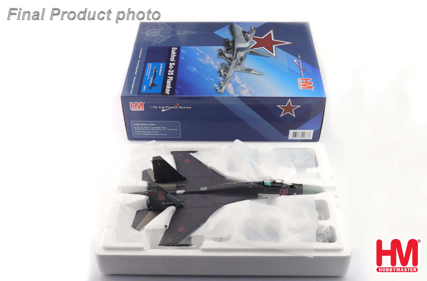 HOBBY MASTER SU-35S FLANKER E RED 03/RF-95242 23RD IAP 303RD DPVO 11TH AIR ARMY VKS