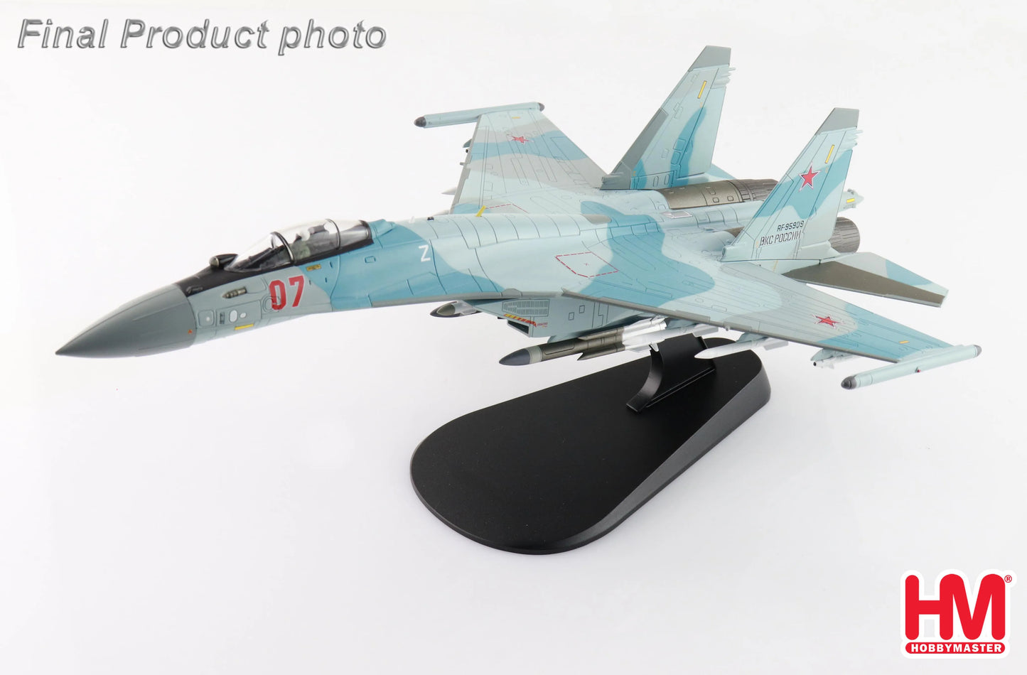 HOBBY MASTER SU-35S FLANKER E RUSSIAN AIR FORCE RED 07/RF-95909 SYRIA 2023