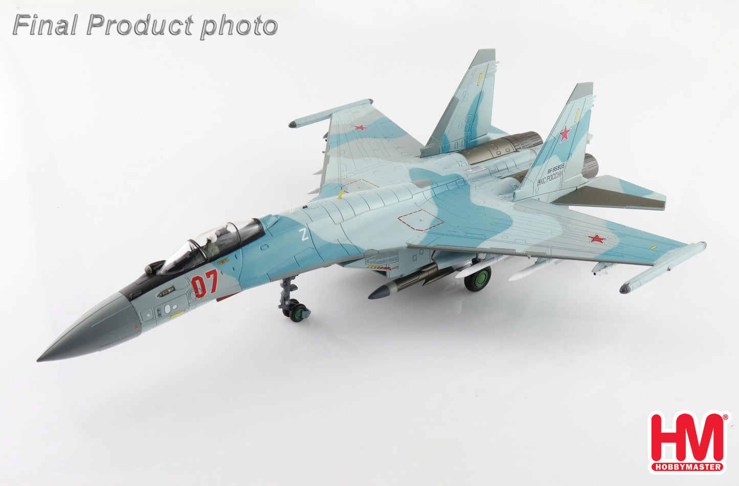 HOBBY MASTER SU-35S FLANKER E RUSSIAN AIR FORCE RED 07/RF-95909 SYRIA 2023