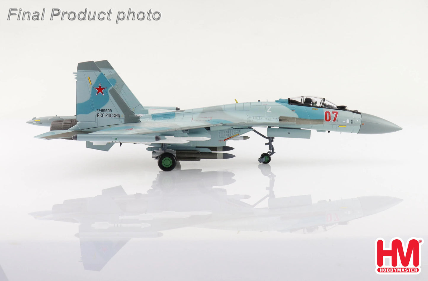 HOBBY MASTER SU-35S FLANKER E RUSSIAN AIR FORCE RED 07/RF-95909 SYRIA 2023