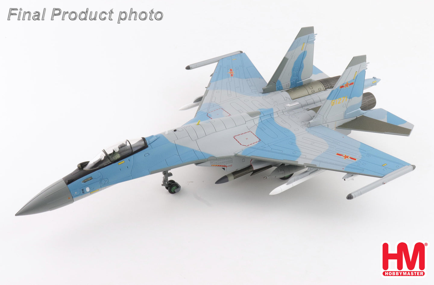 HOBBY MASTER SU-35S FLANKER E 61271 PLAAF CHINA (W/2 X PL-17 4 X R-77M)