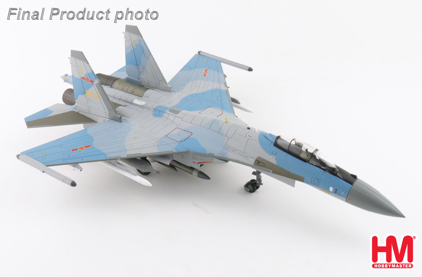 HOBBY MASTER SU-35S FLANKER E 61271 PLAAF CHINA (W/2 X PL-17 4 X R-77M)