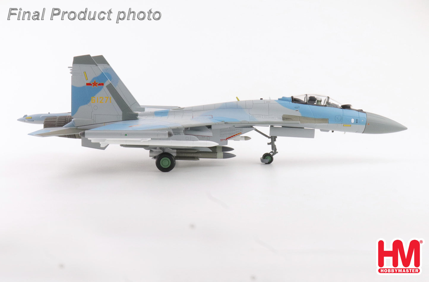 HOBBY MASTER SU-35S FLANKER E 61271 PLAAF CHINA (W/2 X PL-17 4 X R-77M)