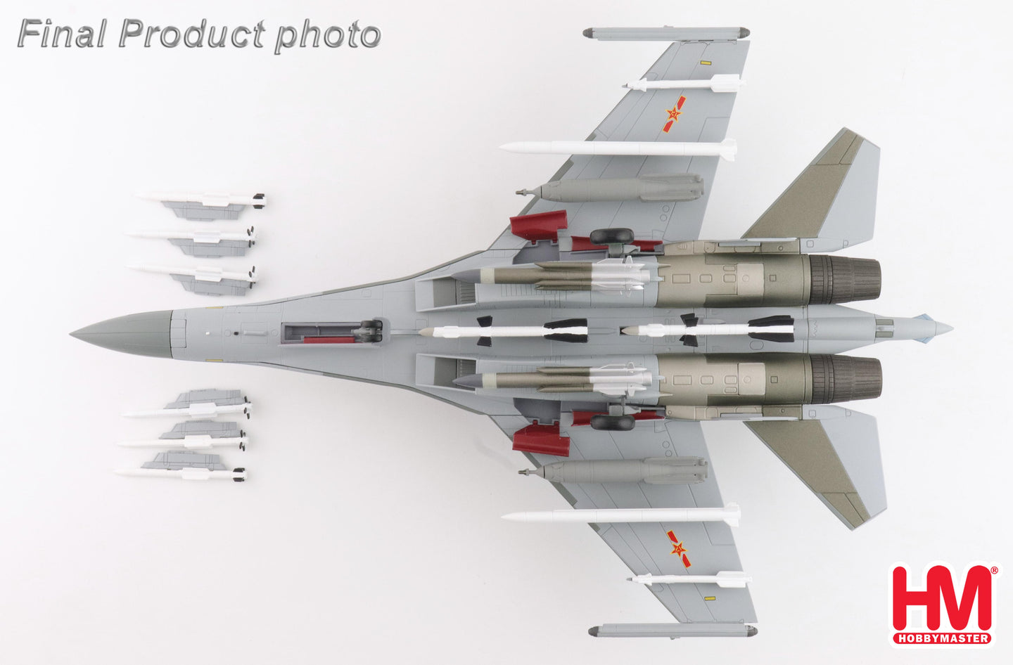 HOBBY MASTER SU-35S FLANKER E 61271 PLAAF CHINA (W/2 X PL-17 4 X R-77M)